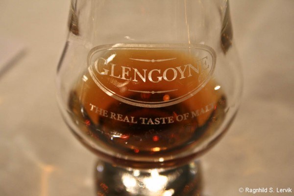 Glengoyneglass med Glengoyne, fra en tidligere smaking