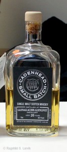 Glenallachie 20 years Cadenhead Small Batch bottle